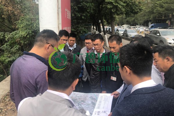 大良街道、順控環保水務等領導到（dào）金（jīn）陡湧（yǒng）黑臭水體治理現場視察（chá）工作（zuò）(圖4)