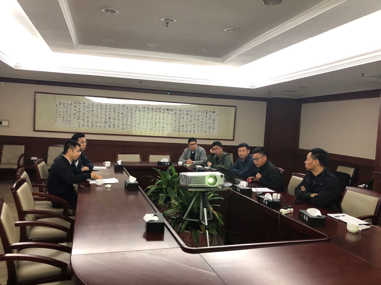 廣碧環保金陡湧黑臭水（shuǐ）體治理項目進展情況匯報工作