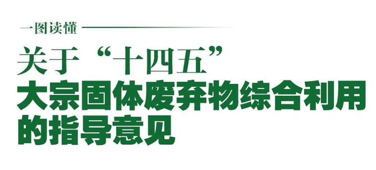 國家發改委等10部門聯合發布《關於（yú）“十四五”大宗固體廢棄物綜合利用的指（zhǐ）導（dǎo）意見》