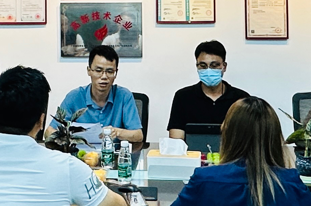 佛山市生態環境局、佛山市生態環境局順德分局（jú）領導蒞臨廣碧調研指導(圖2)